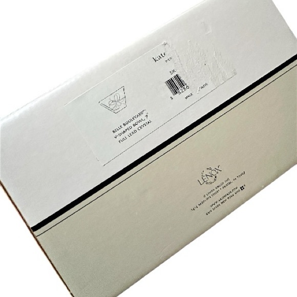 Kate Spade Lenox Full Lead Crystal Bowl In Box - Picture 11 of 11